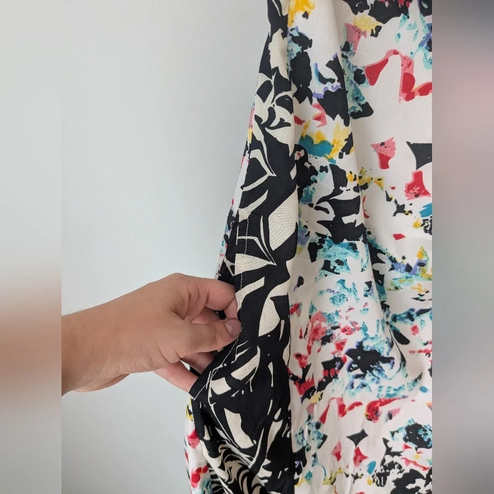 Volcom Maxi Crossback Abstract Print Dress Size S (fits large) - Picture 10 of 10